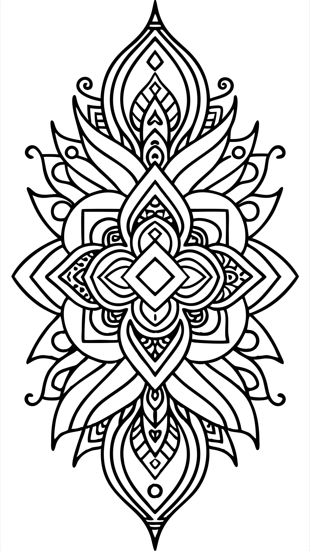 abstract adult coloring pages